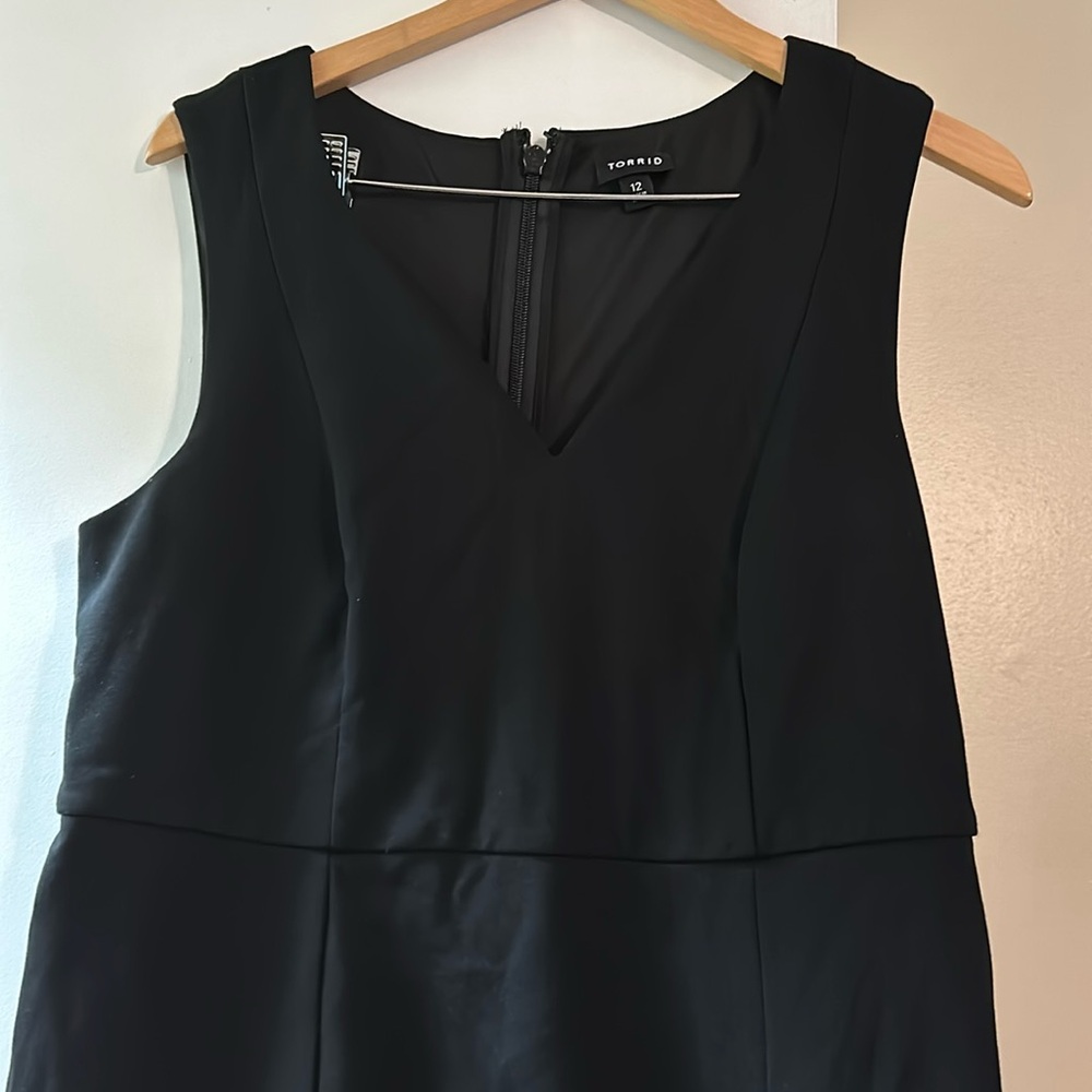 NWOT Torrid Classy Midi Black Dress